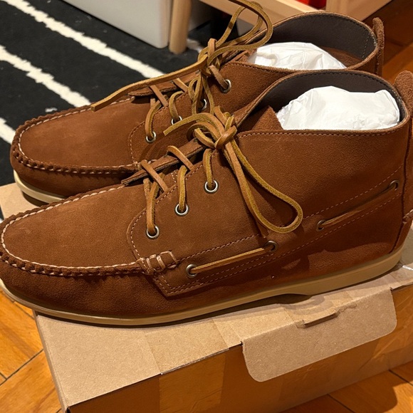 J.Crew Men\'s Chukka Brown Suede Casual Boot Shoes main image 5